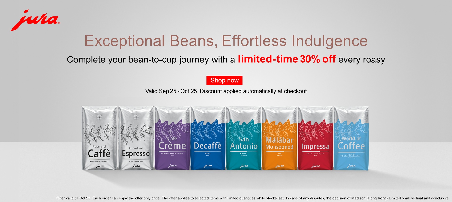 Coffee Bean Promotion Sep 2026 (Homepage)