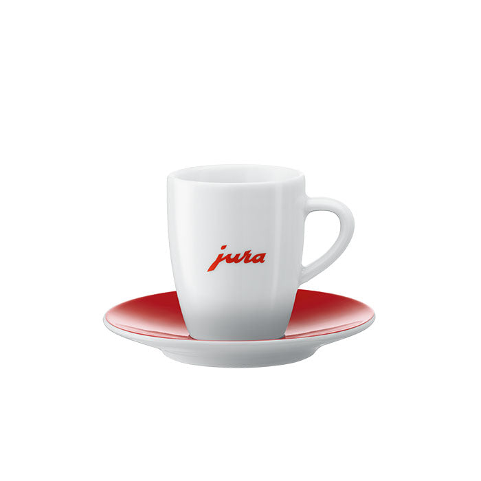 JURA Espresso cups & saucers (set of 2)